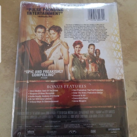 SALE! Spartacus Gods of the Arena DVD nwt - Picture 2 of 2